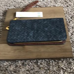 Large basket weave vinyl wristlets!